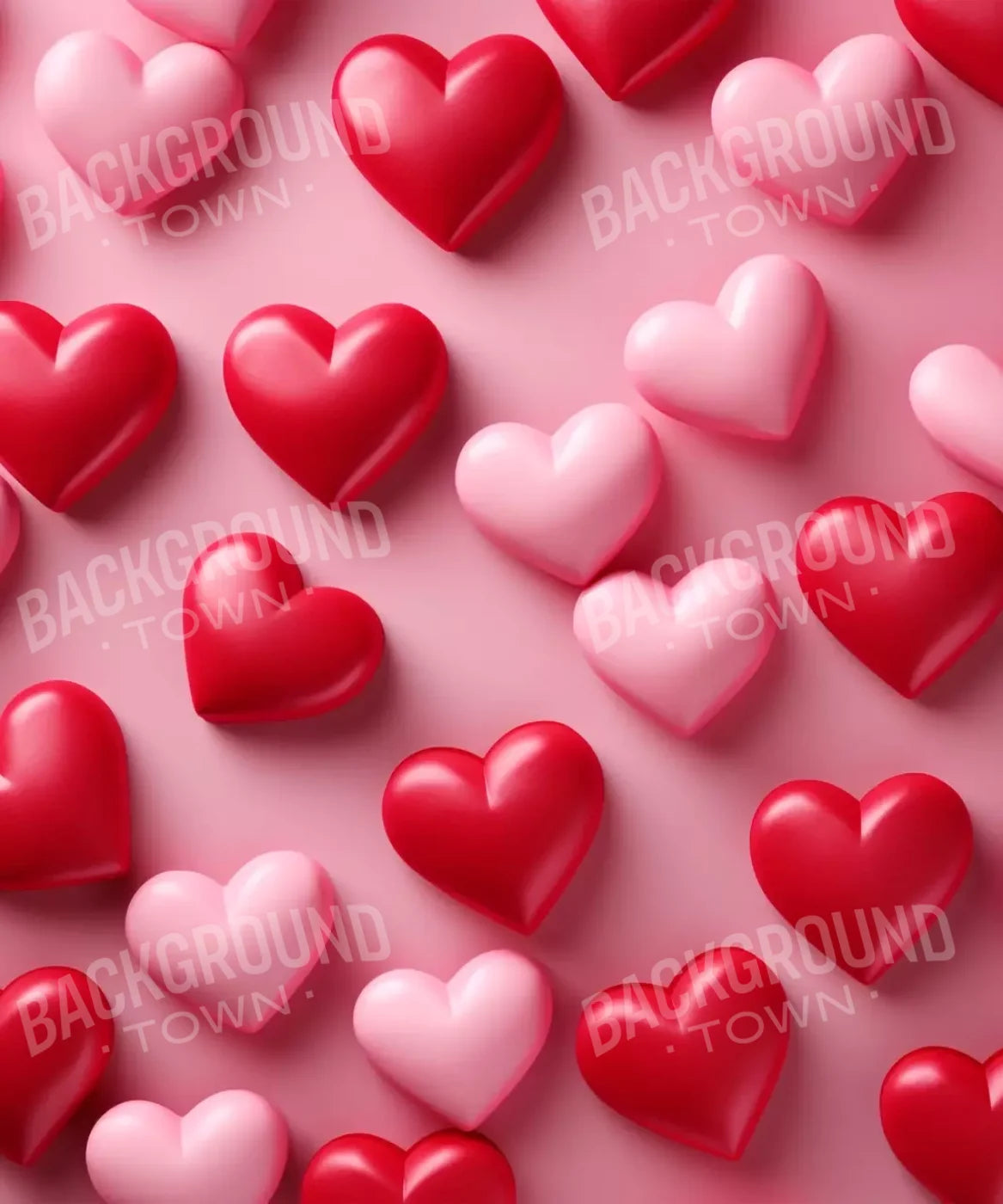 Pink Valentines Day Backdrop for Photography