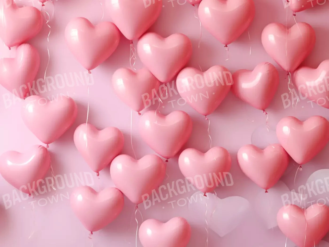 Floating Heart I 8X6 Fleece ( 96 X 72 Inch ) Backdrop