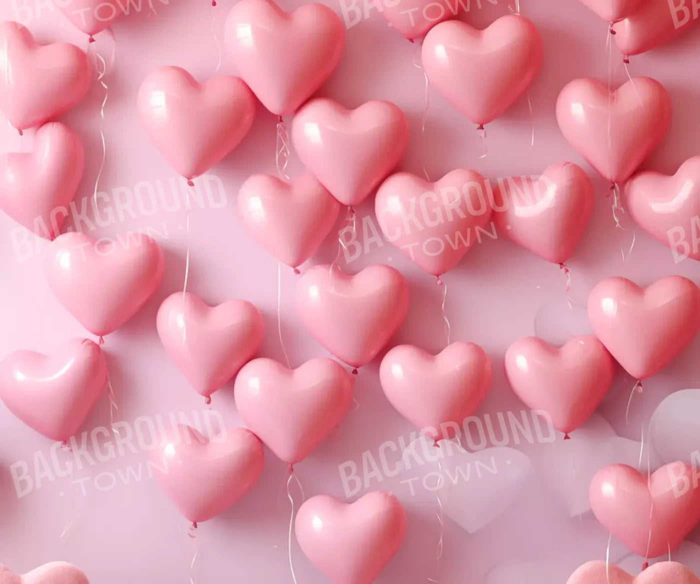 Floating Heart I 5X42 Fleece ( 60 X 50 Inch ) Backdrop