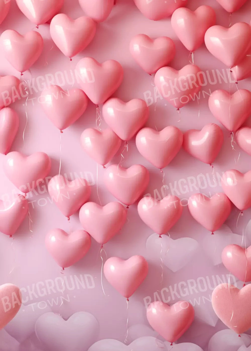 Floating Heart I 5X7 Ultracloth ( 60 X 84 Inch ) Backdrop