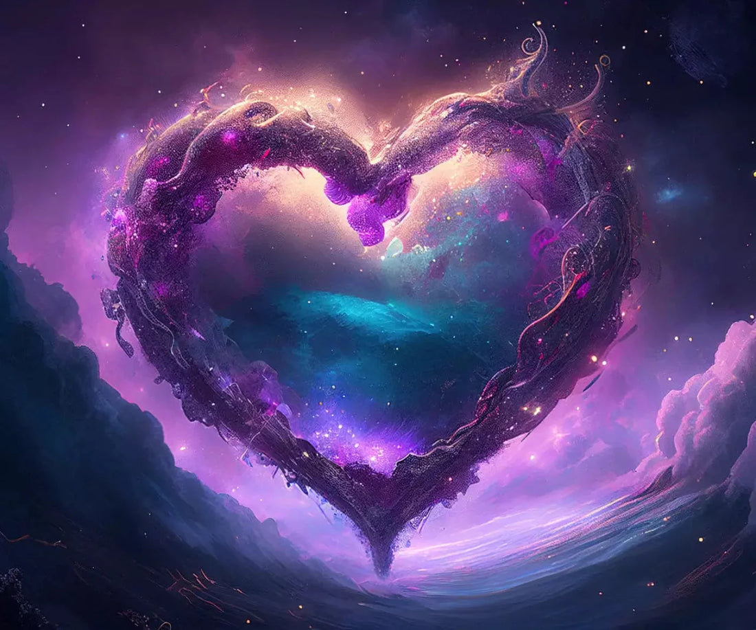Purple Valentines Day Backdrop for Photography