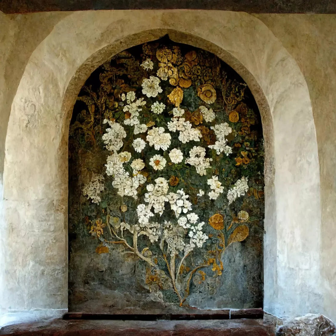 Floral Arch 10X10 Ultracloth ( 120 X Inch ) Backdrop