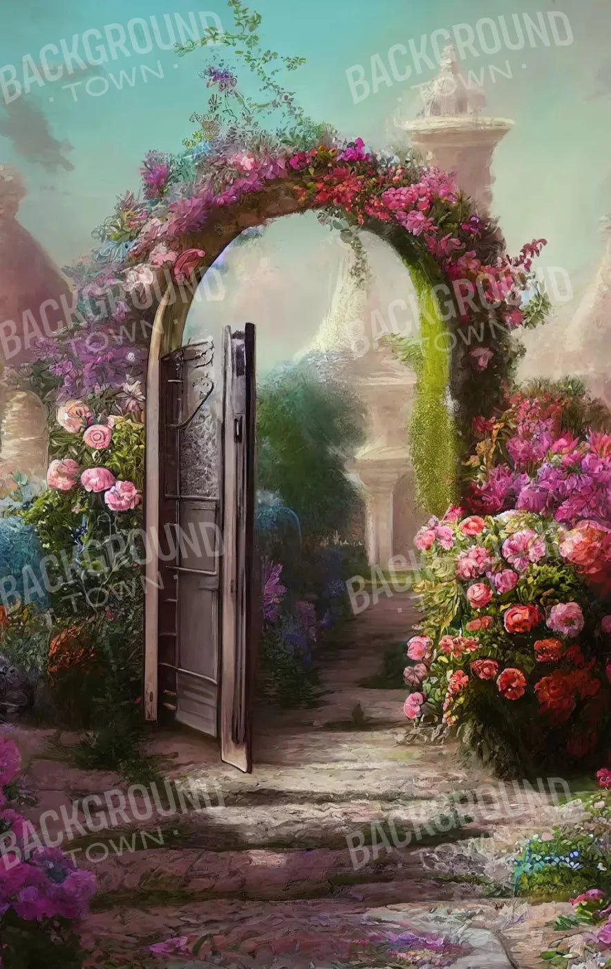 Floral Arch Lll 10X16 Ultracloth ( 120 X 192 Inch ) Backdrop