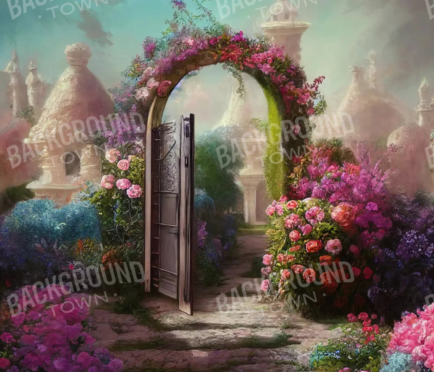 Floral Arch Lll 12X10 Ultracloth ( 144 X 120 Inch ) Backdrop