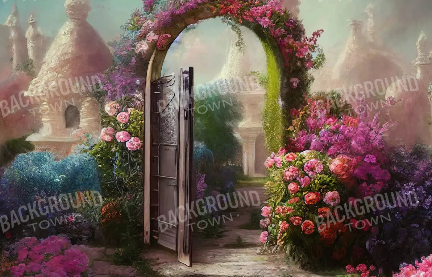 Floral Arch Lll 12X8 Ultracloth ( 144 X 96 Inch ) Backdrop