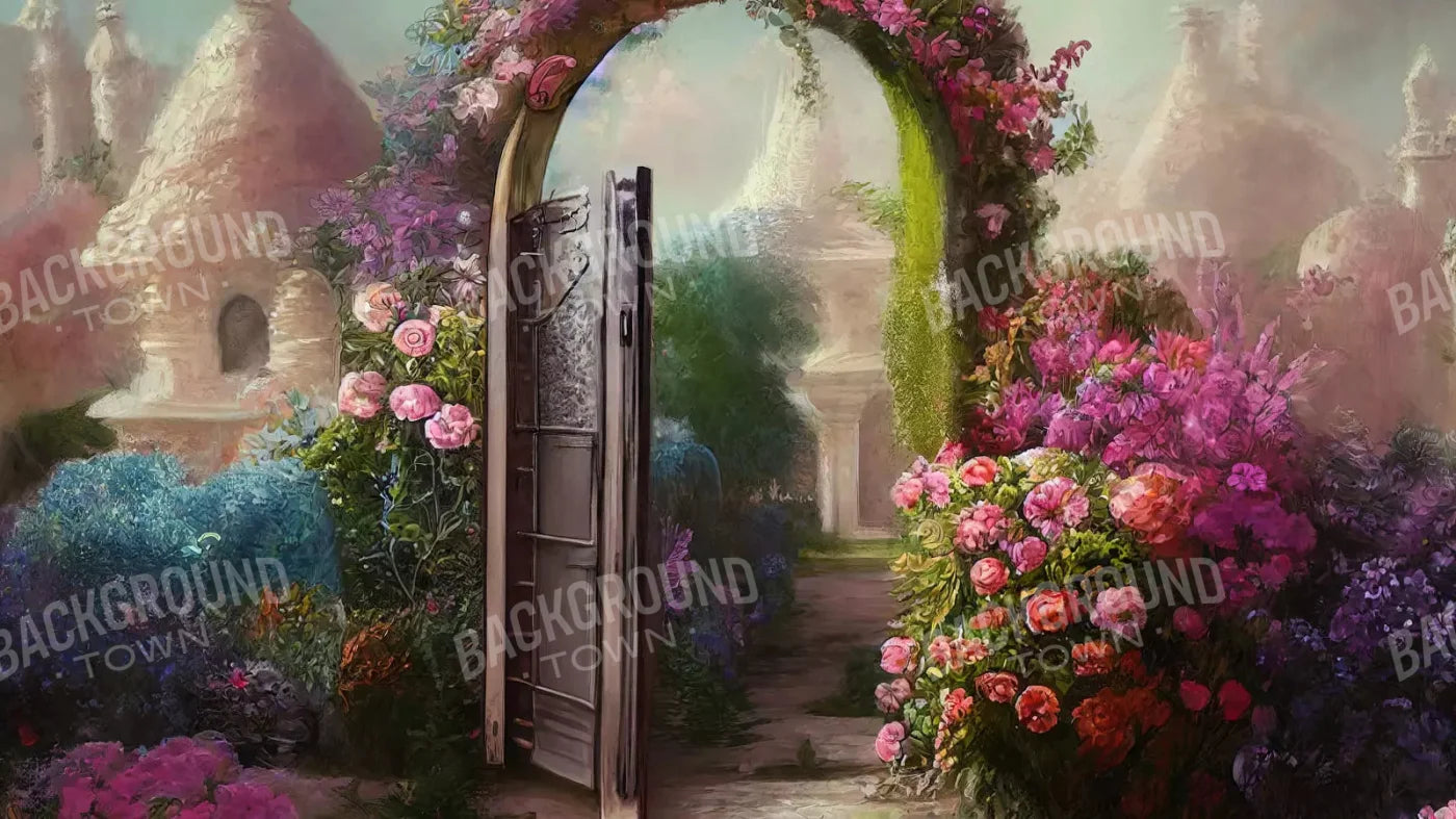 Floral Arch Lll 14X8 Ultracloth ( 168 X 96 Inch ) Backdrop
