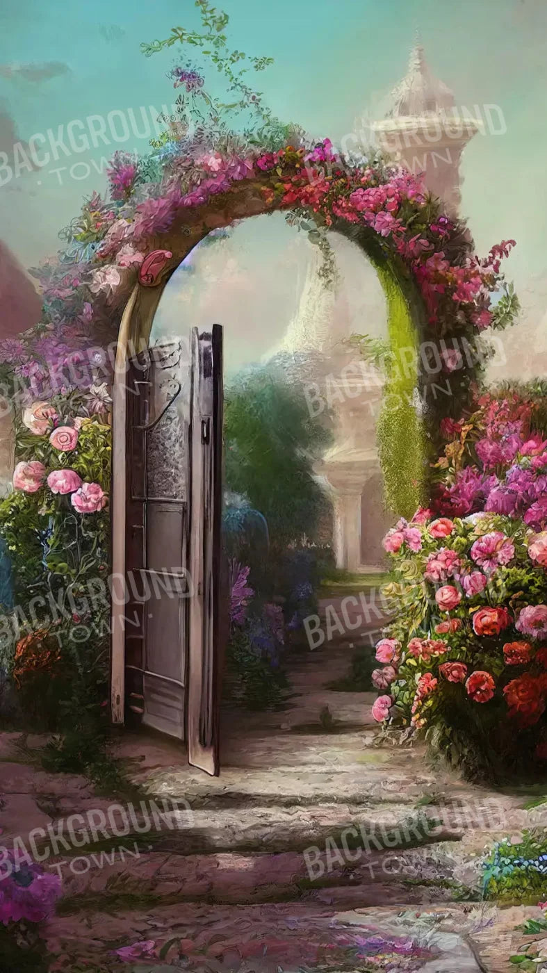 Floral Arch Lll 8X14 Ultracloth ( 96 X 168 Inch ) Backdrop