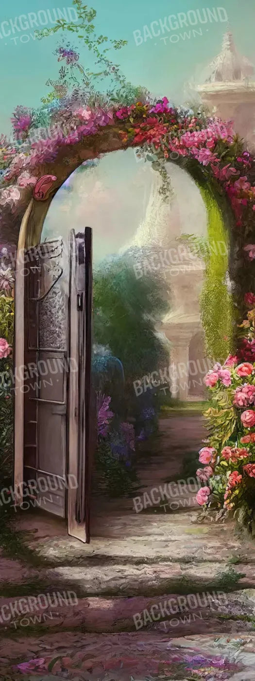 Floral Arch Lll 8X20 Ultracloth ( 96 X 240 Inch ) Backdrop