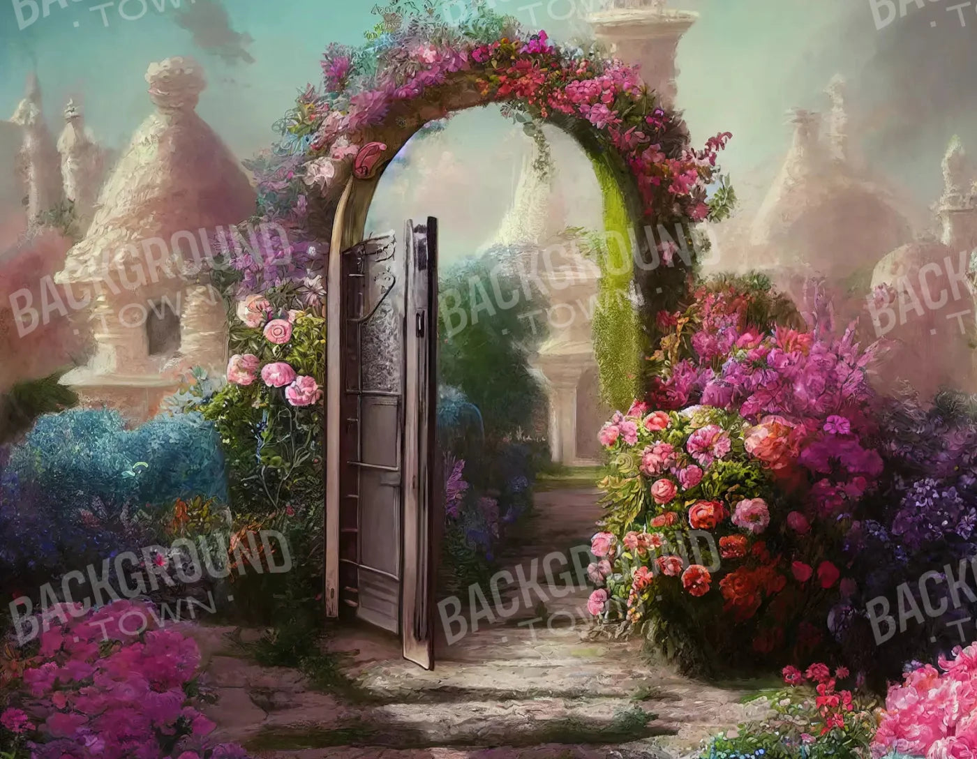 Floral Arch Lll 8X6 Fleece ( 96 X 72 Inch ) Backdrop