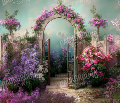 Floral Archway 12X10 Ultracloth ( 144 X 120 Inch ) Backdrop