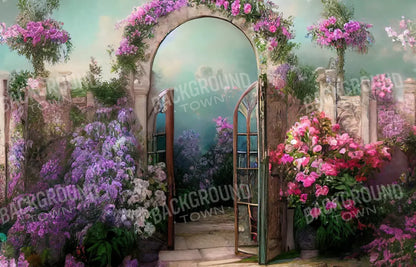 Floral Archway 12X8 Ultracloth ( 144 X 96 Inch ) Backdrop