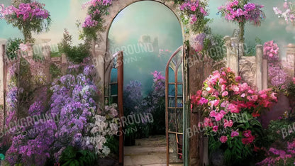 Floral Archway 14X8 Ultracloth ( 168 X 96 Inch ) Backdrop