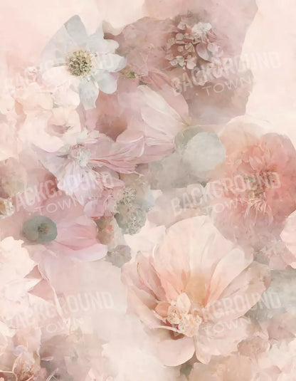 Floral Blush Ii 6X8 Fleece ( 72 X 96 Inch ) Backdrop