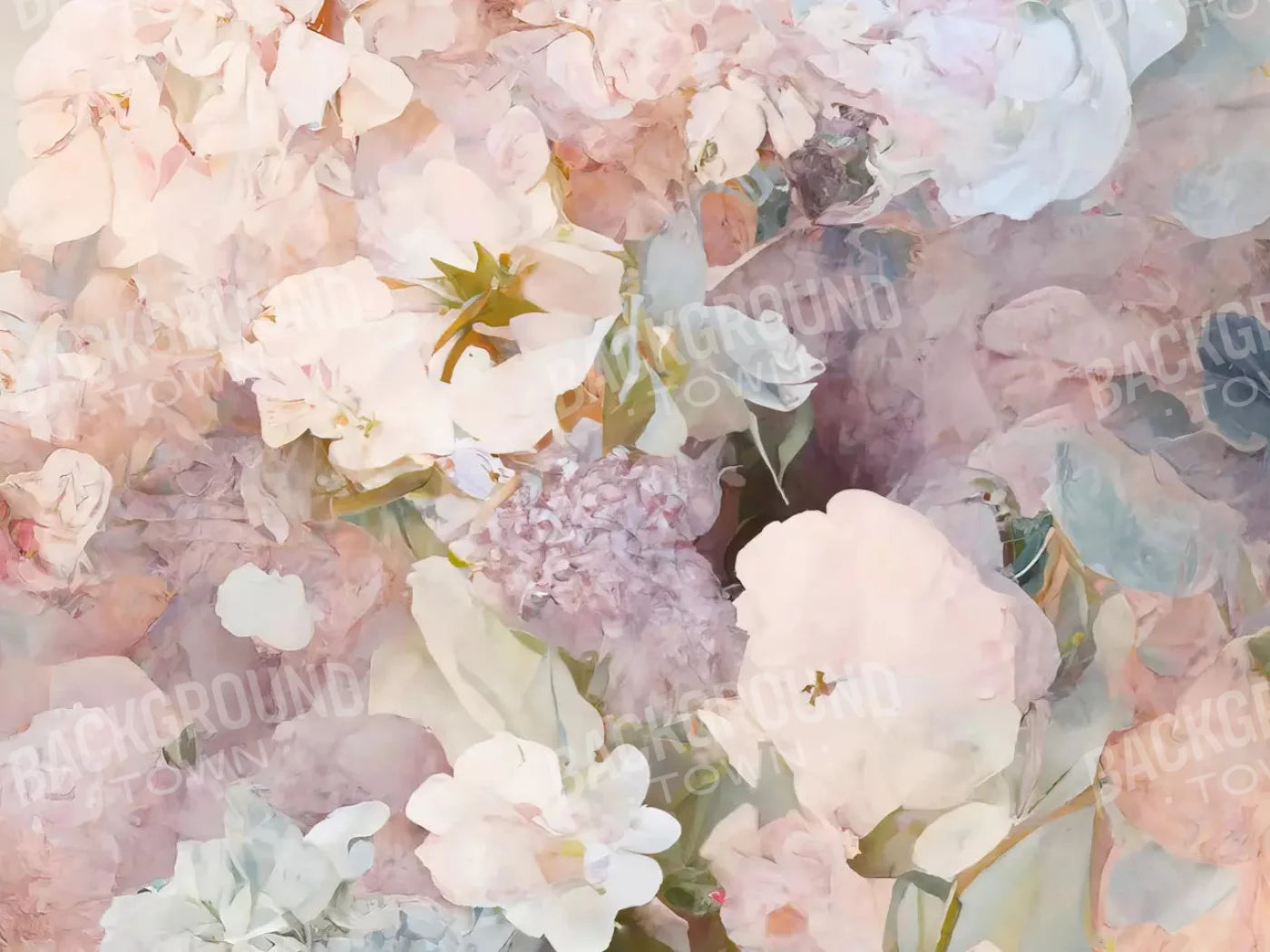 Floral Blush Iii 7X5 Ultracloth ( 84 X 60 Inch ) Backdrop