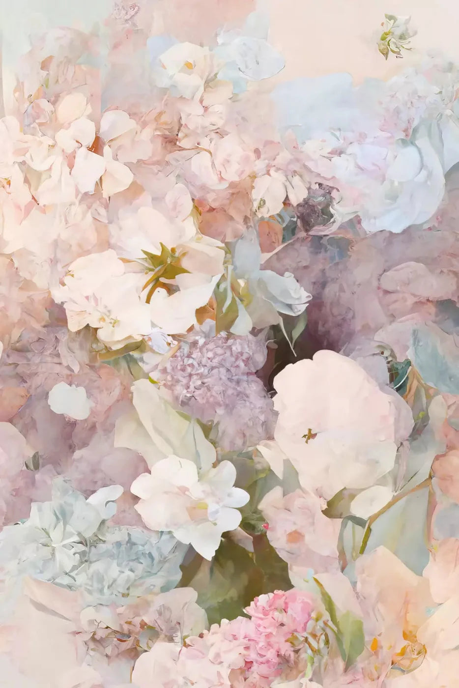 Floral Blush Iii Backdrop