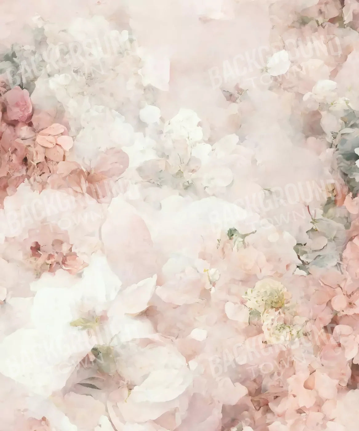 Pink Floral Backdrop for Photography