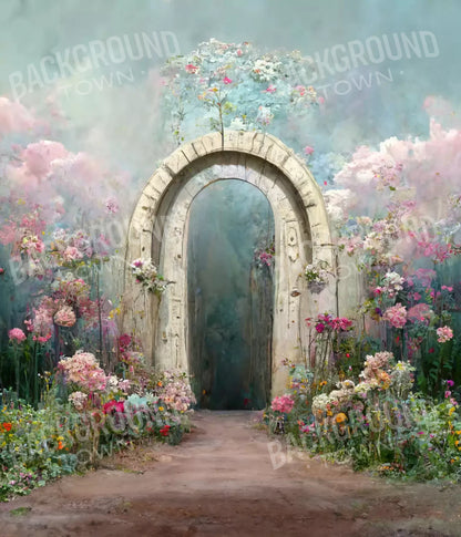 Floral Blush Arch 10X12 Ultracloth ( 120 X 144 Inch ) Backdrop
