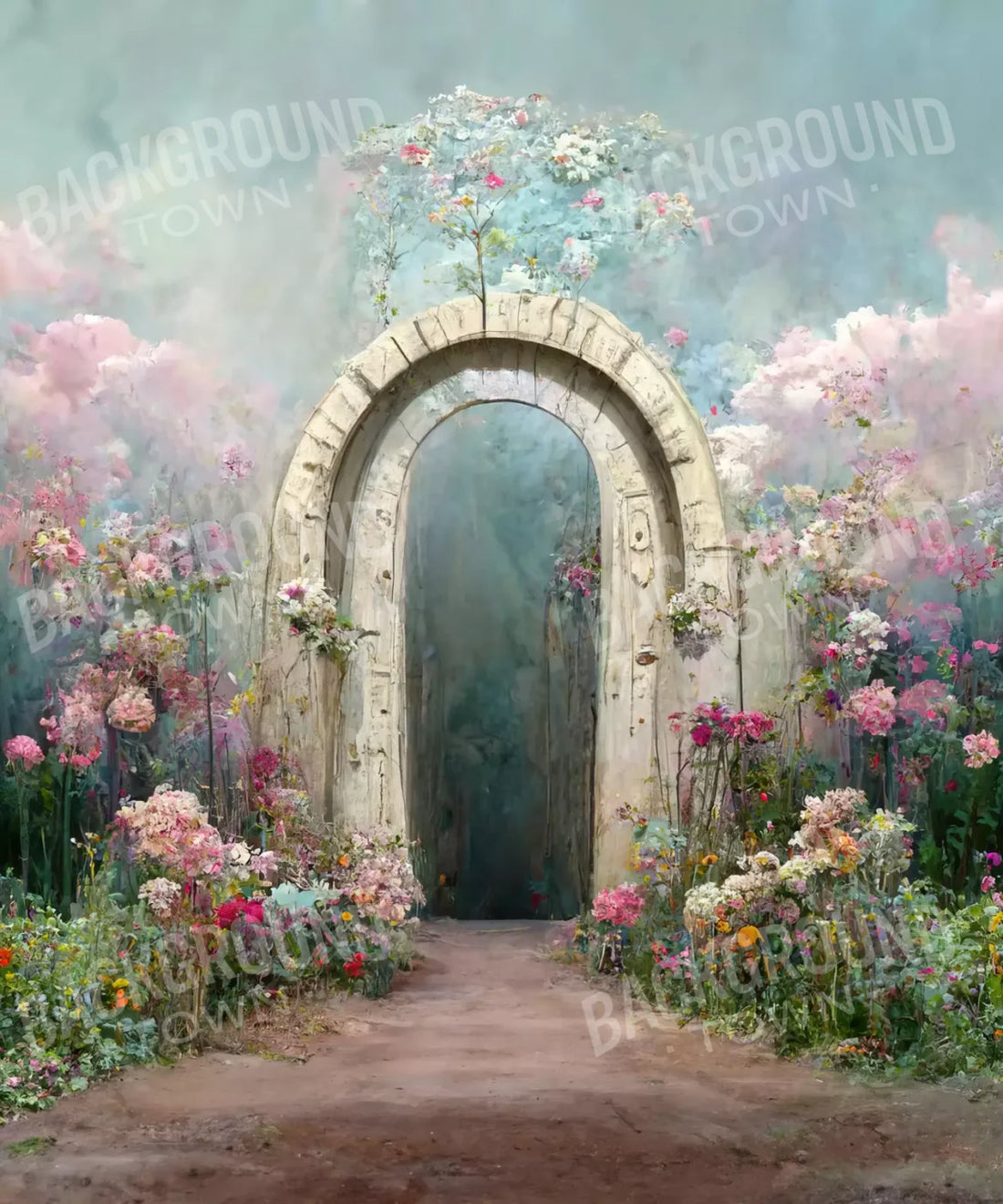 Blue Easter Backdrop for Photography