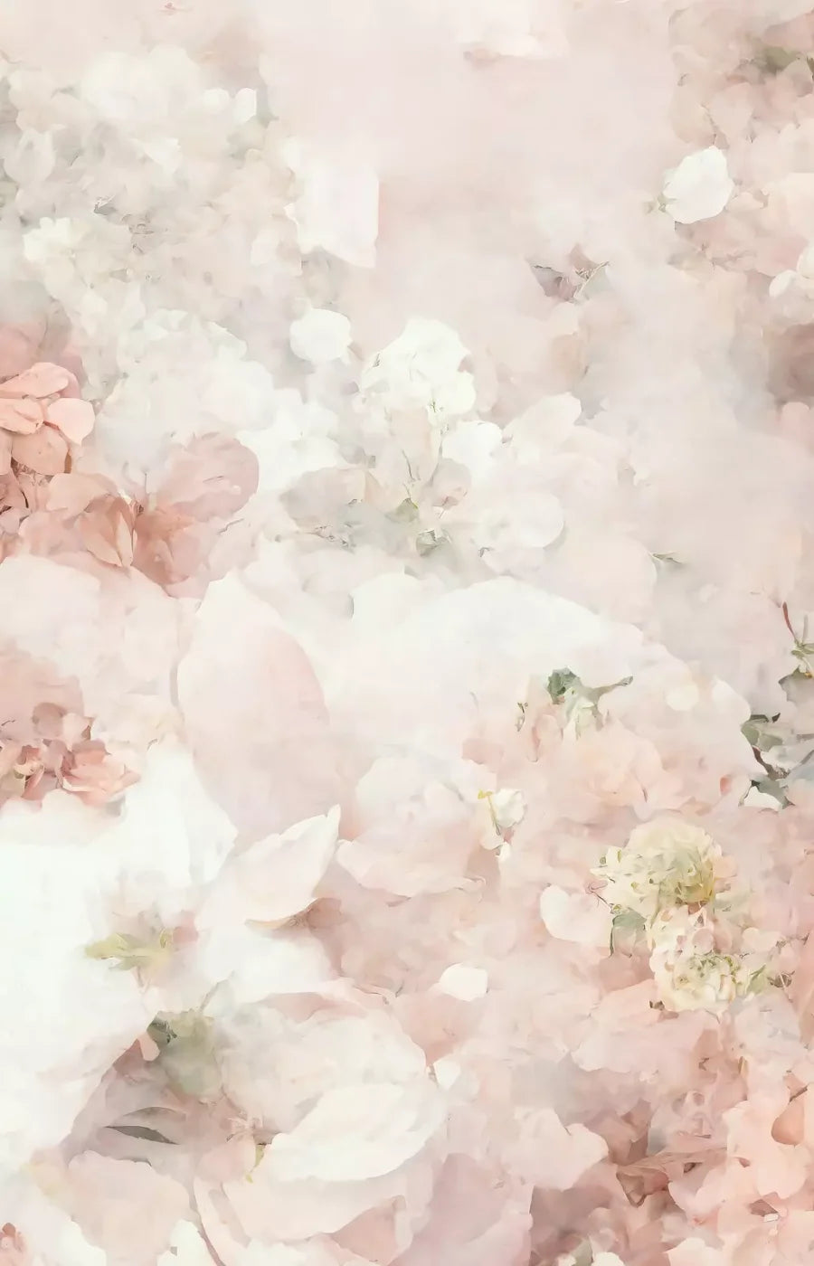 Floral Blush I 8X12 Ultracloth ( 96 X 144 Inch ) Backdrop