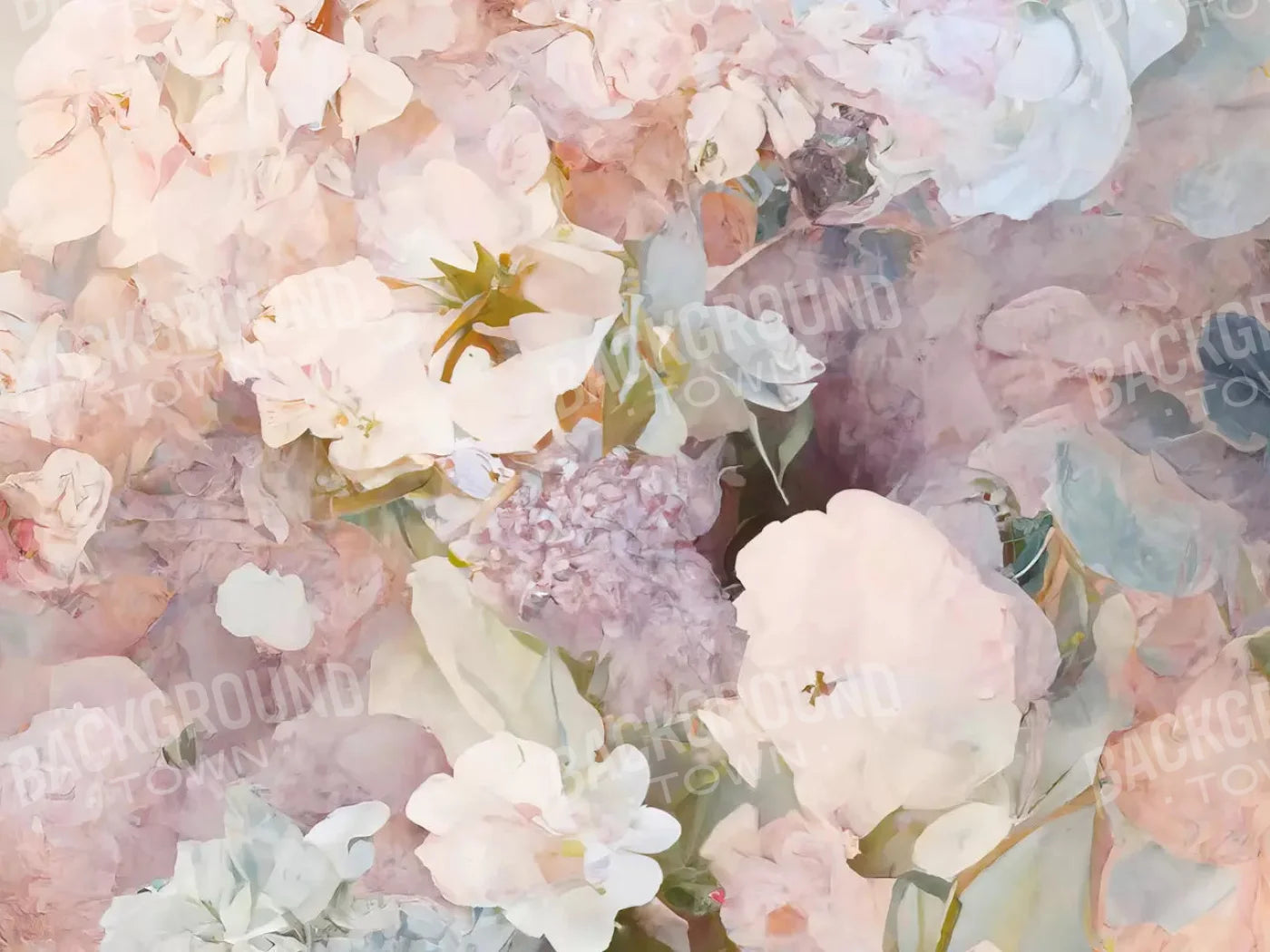Floral Blush Iii 10X8 Fleece ( 120 X 96 Inch ) Backdrop