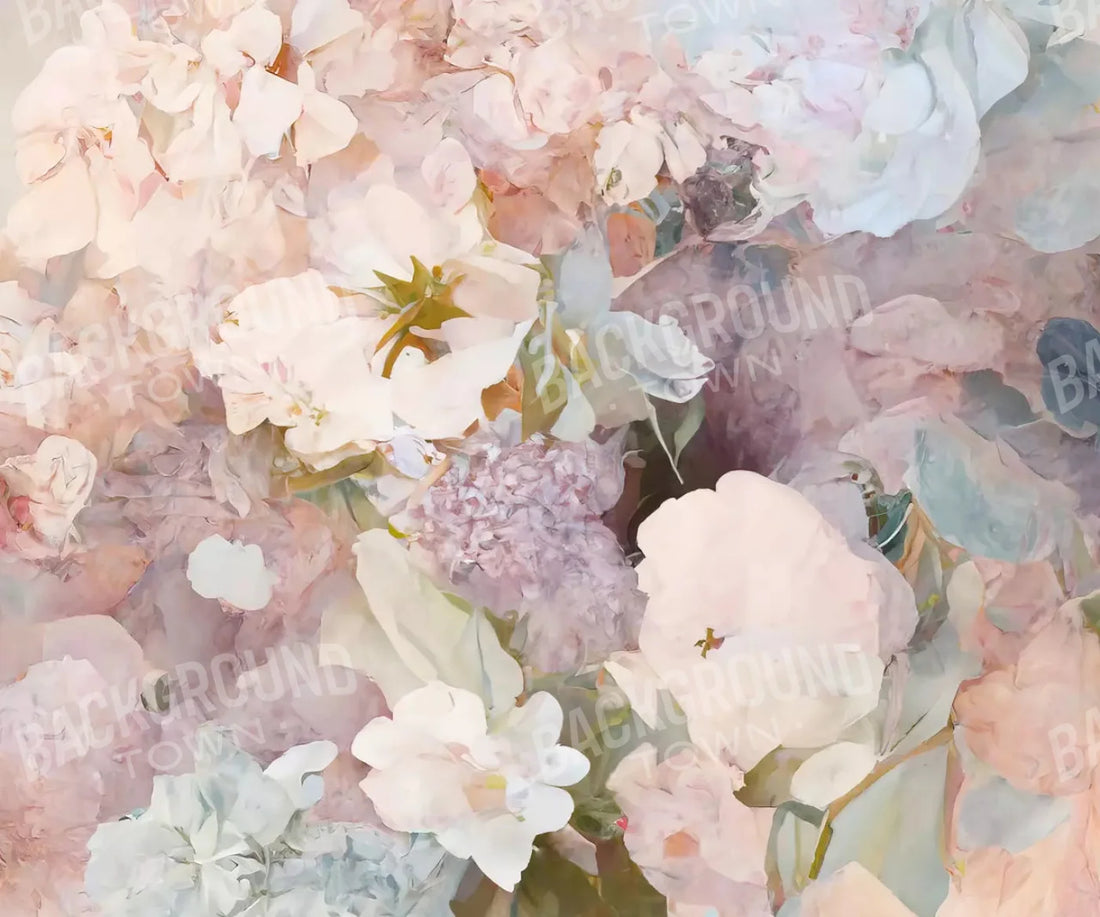 Floral Blush Iii 5X42 Fleece ( 60 X 50 Inch ) Backdrop