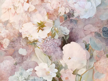Floral Blush Iii 68X5 Fleece ( 80 X 60 Inch ) Backdrop