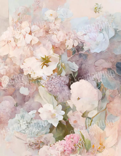 Floral Blush Iii 6X8 Fleece ( 72 X 96 Inch ) Backdrop