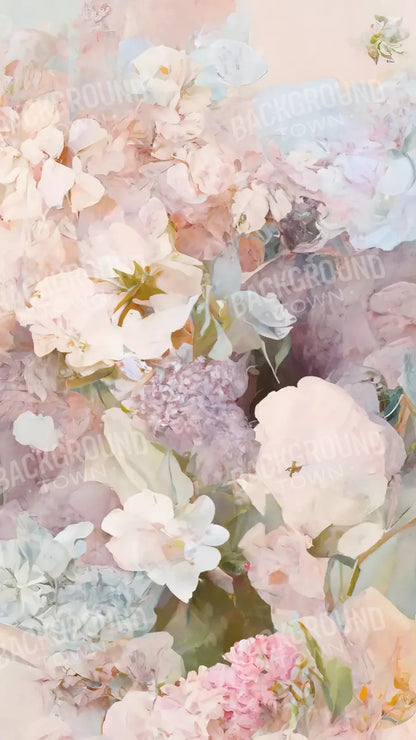 Floral Blush Iii 8X14 Ultracloth ( 96 X 168 Inch ) Backdrop