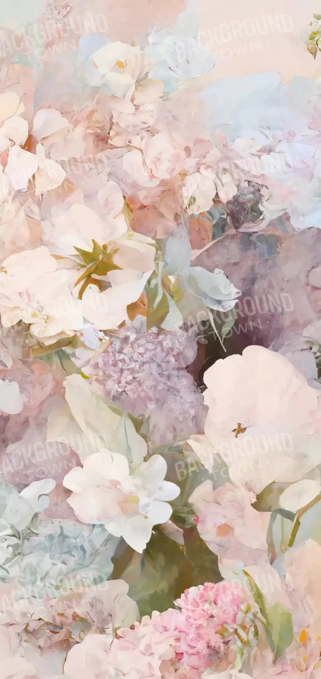 Floral Blush Iii 8X16 Ultracloth ( 96 X 192 Inch ) Backdrop