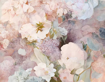 Floral Blush Iii 8X6 Fleece ( 96 X 72 Inch ) Backdrop