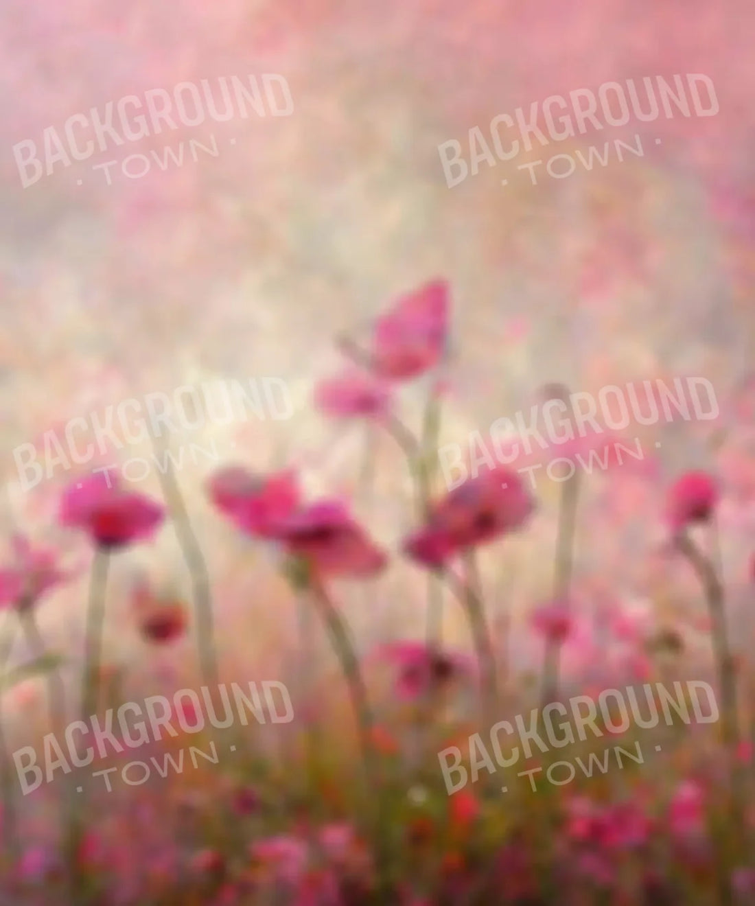 Pink Floral Backdrop for Photography