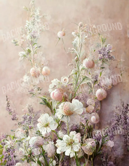 Floral Boquet 6X8 Fleece ( 72 X 96 Inch ) Backdrop