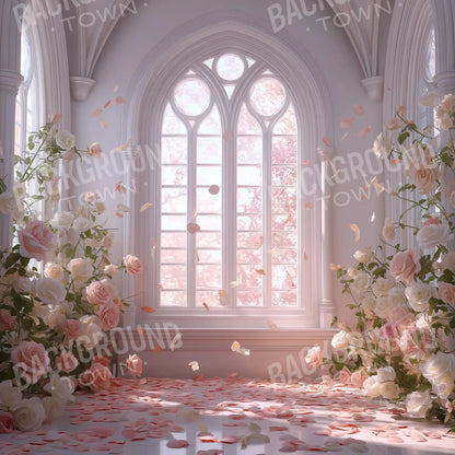 Floral Burst Window 10’x10’ UltraCloth (120 x 120 inch) Backdrop