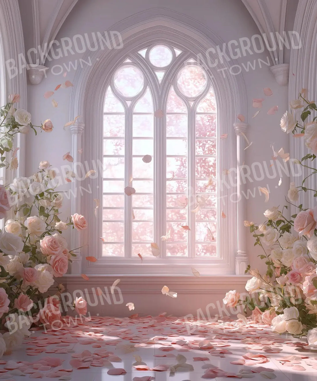 Floral Window Backdrop for Photography