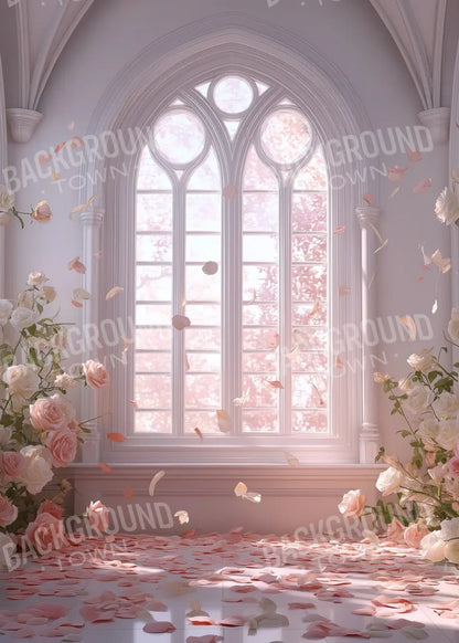 Floral Burst Window 5’x7’ UltraCloth (60 x 84 inch) Backdrop