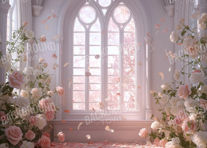 Floral Burst Window 7’x5’ UltraCloth (84 x 60 inch) Backdrop