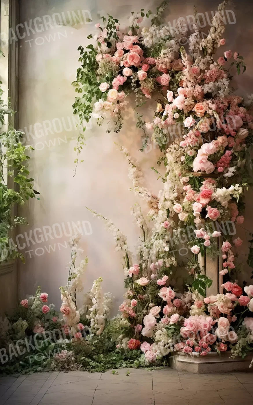 Floral Cascade Ii 10’X16’ Ultracloth (120 X 192 Inch) Backdrop