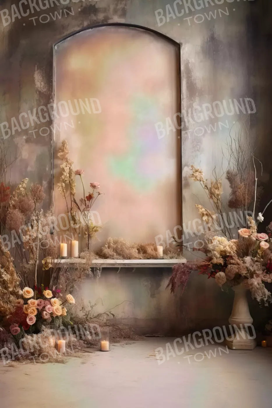 Cocoa Artistry Arch 5X8 Ultracloth ( 60 X 96 Inch ) Backdrop