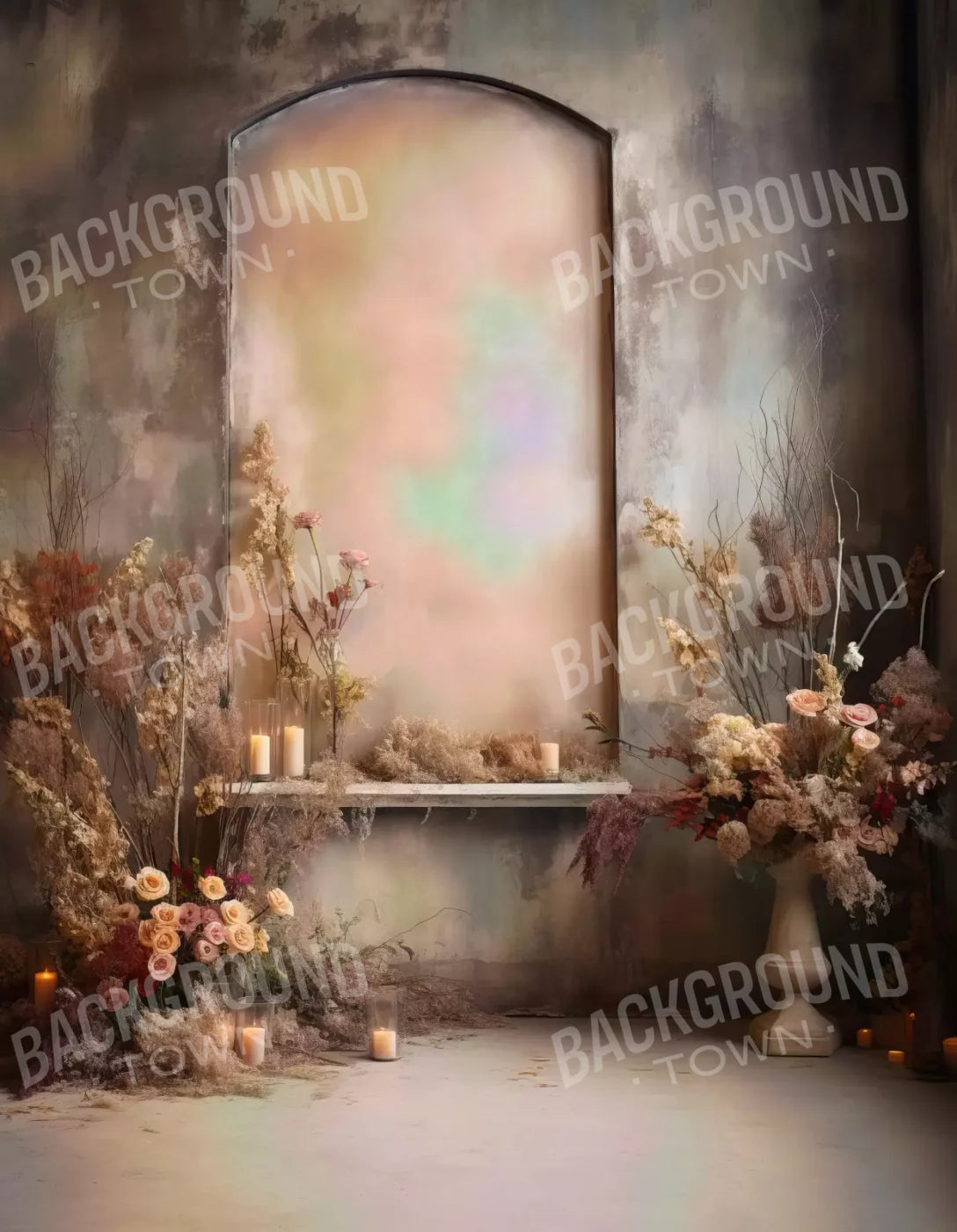 Cocoa Artistry Arch 6X8 Fleece ( 72 X 96 Inch ) Backdrop