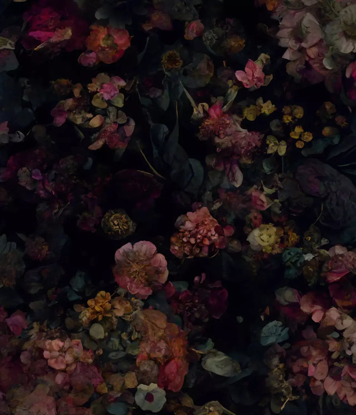 Floral Dark Ii 10X12 Ultracloth ( 120 X 144 Inch ) Backdrop