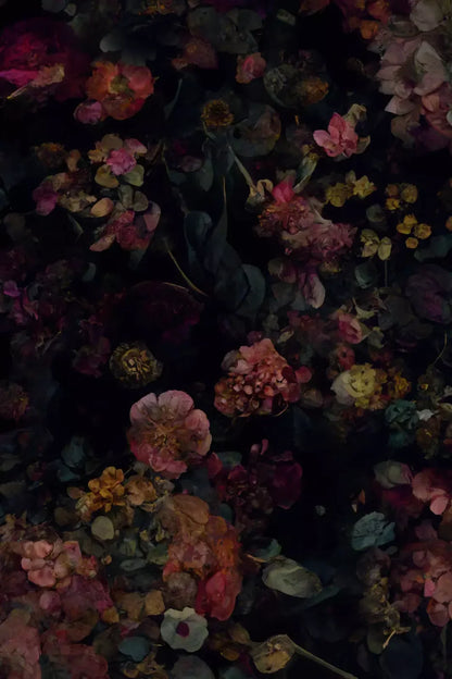 Floral Dark Ii 5X8 Ultracloth ( 60 X 96 Inch ) Backdrop