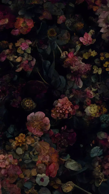 Floral Dark Ii 8X14 Ultracloth ( 96 X 168 Inch ) Backdrop