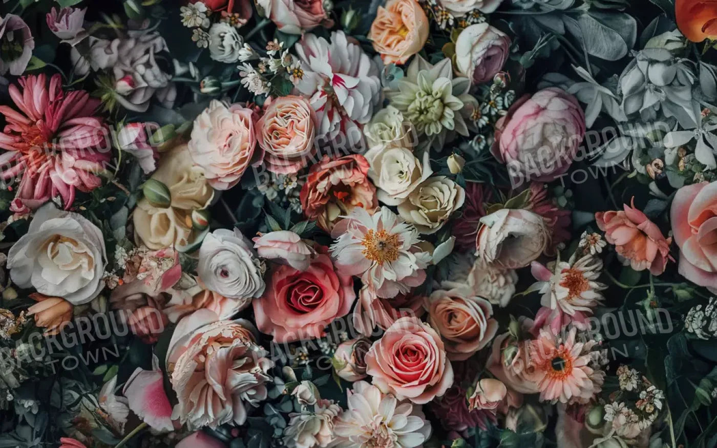 Floral Fantasy Bright 16’X10’ Ultracloth (192 X 120 Inch) Backdrop
