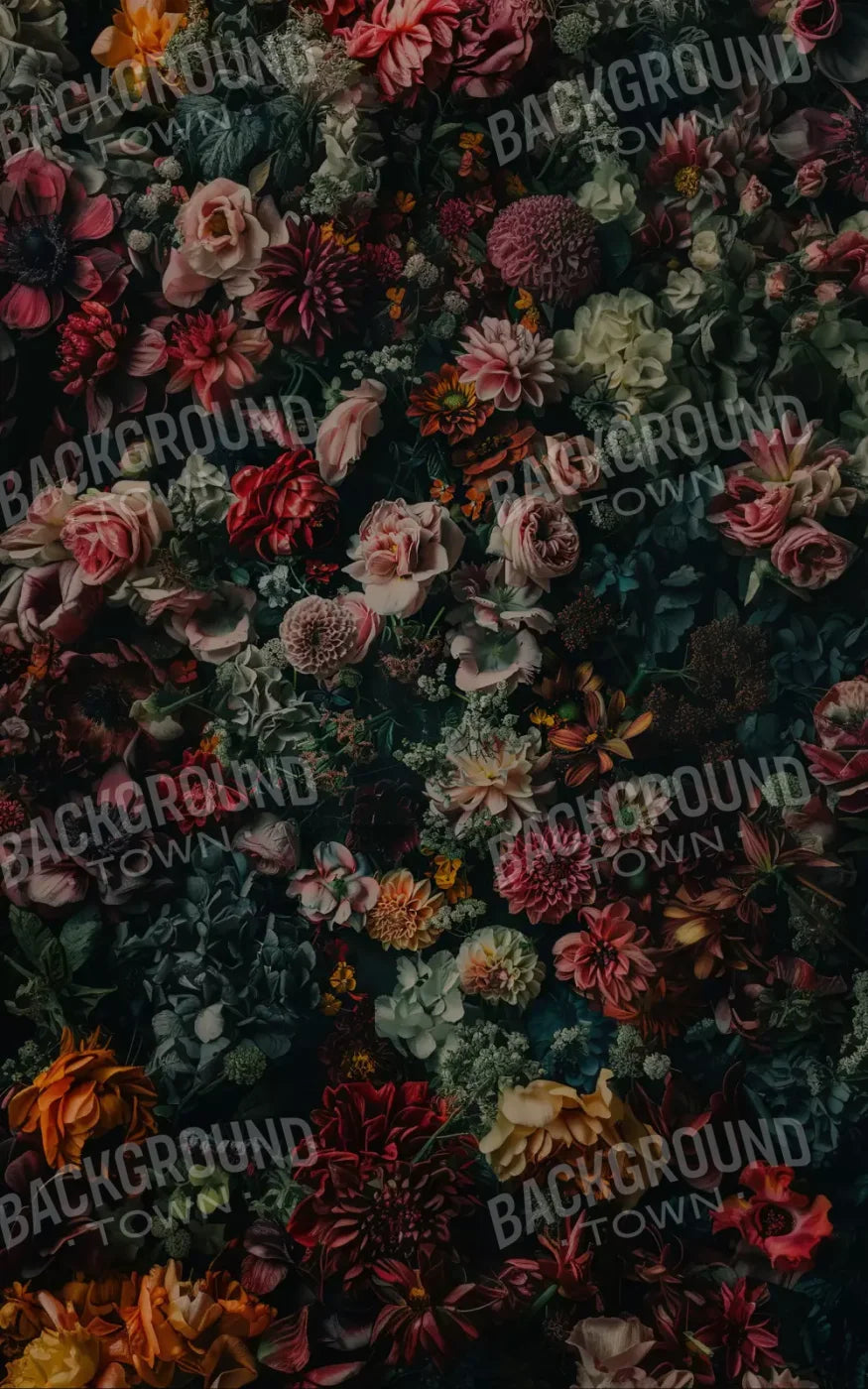 Floral Fantasy Deep 10’X16’ Ultracloth (120 X 192 Inch) Backdrop
