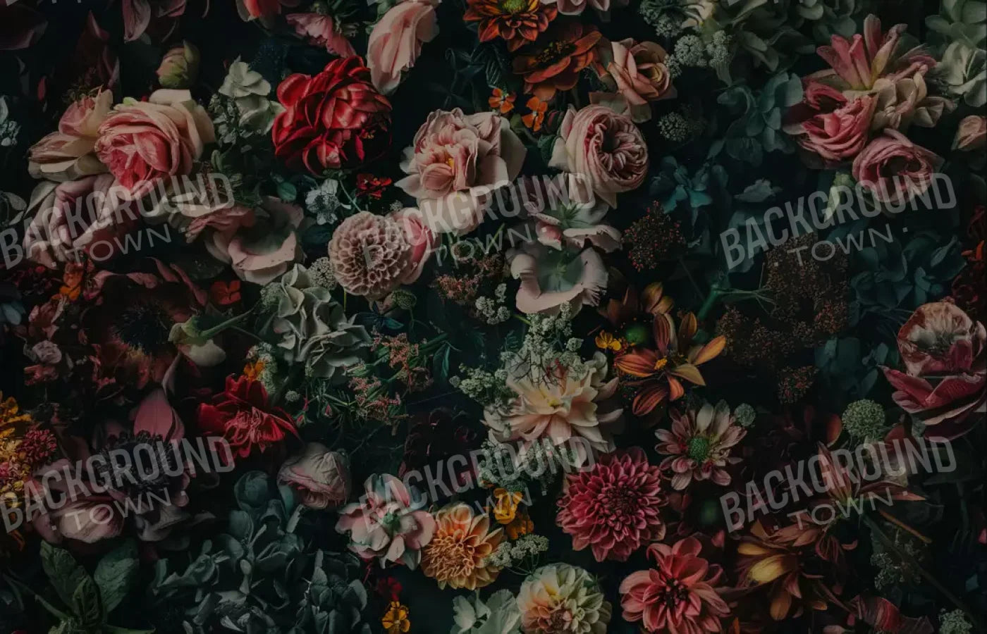Floral Fantasy Deep 14’X9’ Ultracloth (168 X 108 Inch) Backdrop