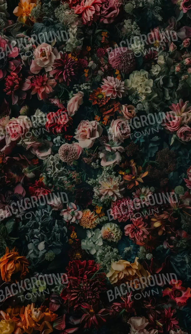 Floral Fantasy Deep 8’X14’ Ultracloth (96 X 168 Inch) Backdrop