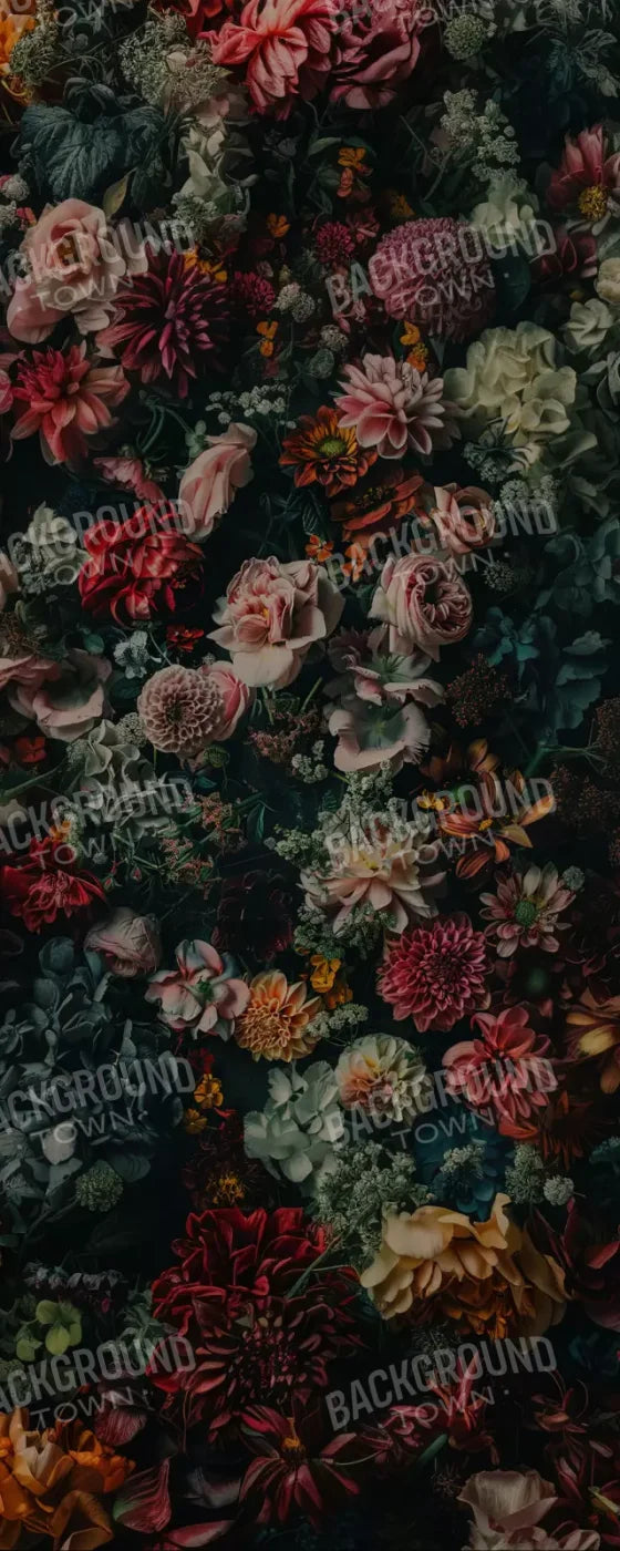 Floral Fantasy Deep 8’X20’ Ultracloth (96 X 240 Inch) Backdrop