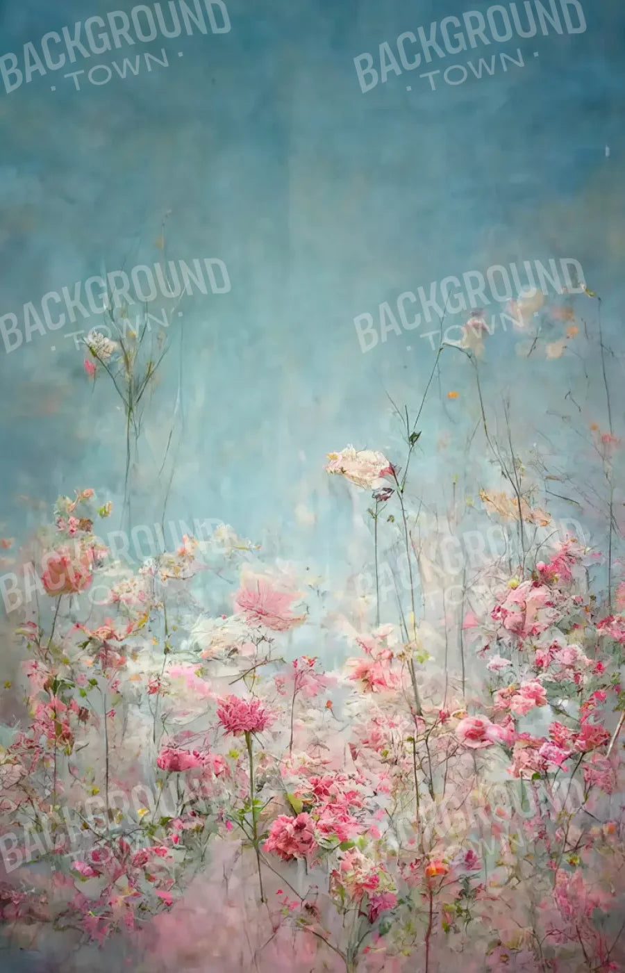 Floral Meadow 8X12 Ultracloth ( 96 X 144 Inch ) Backdrop