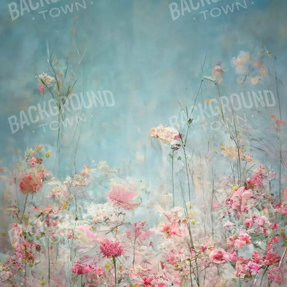 Floral Meadow 8X8 Fleece ( 96 X Inch ) Backdrop