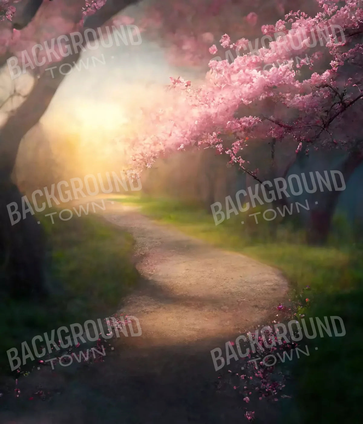 Floral Pathway I 10X12 Ultracloth ( 120 X 144 Inch ) Backdrop